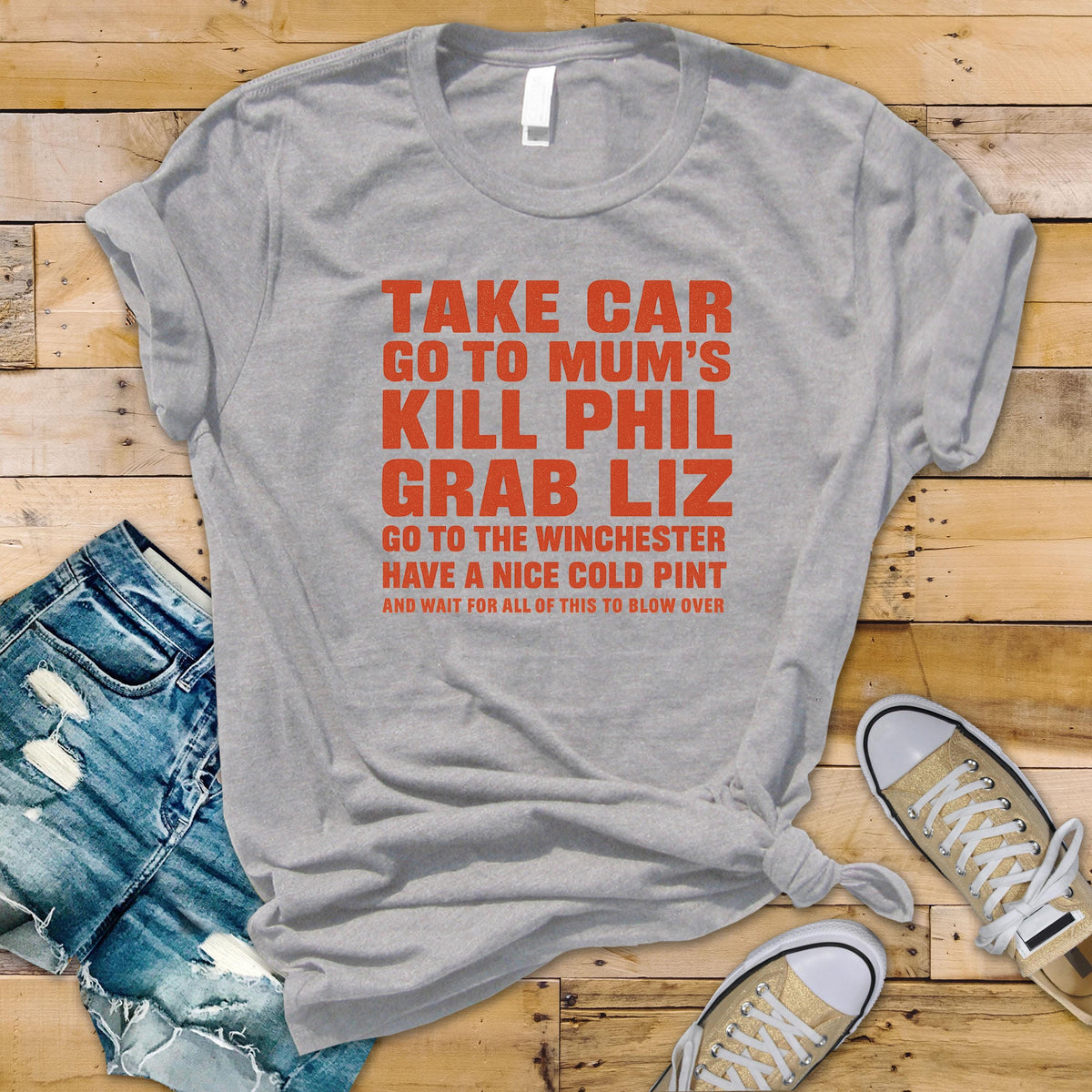 Movie Parody Shirt: 'Take Car, Go to Mums' -  Fast Tracked Post