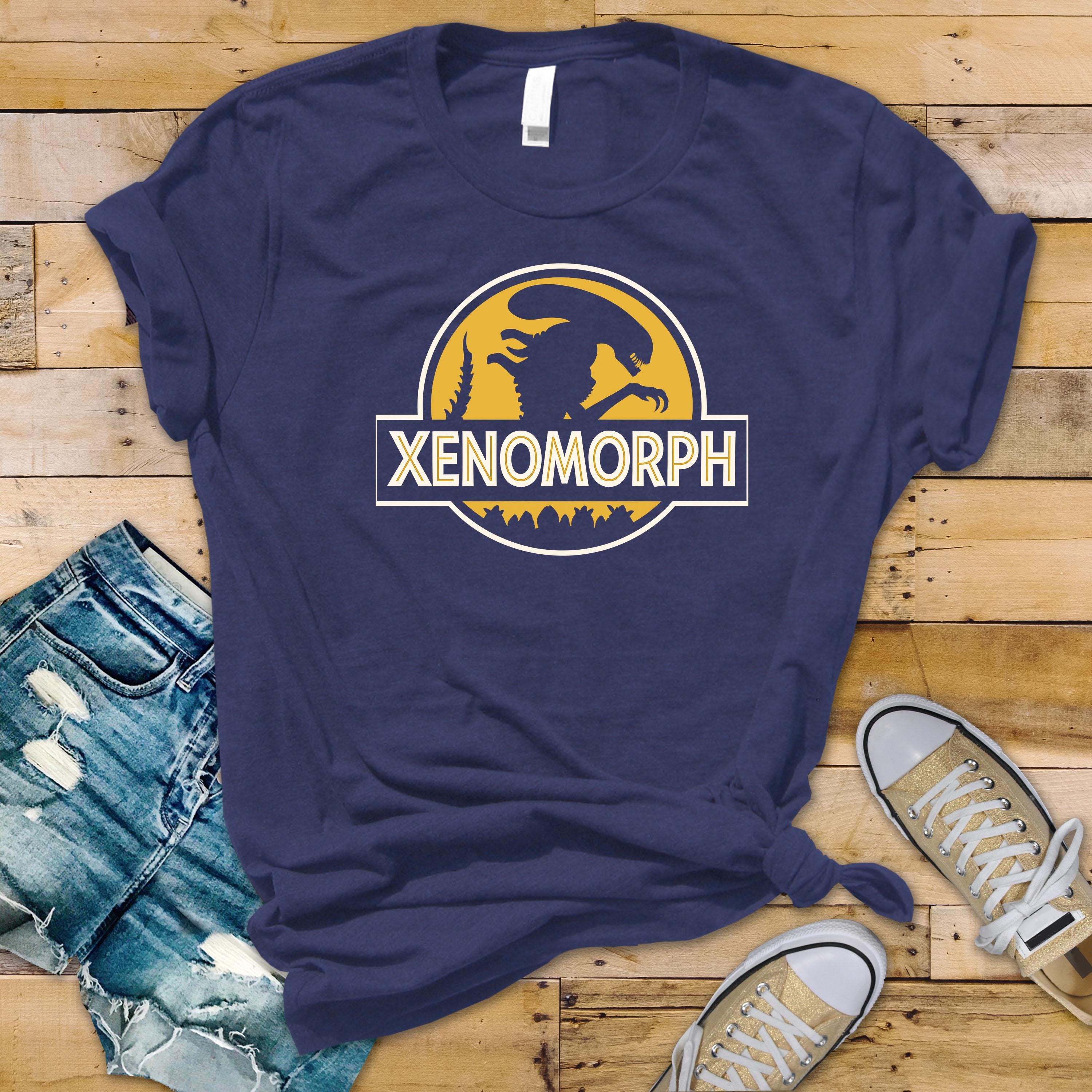 Movie Parody T-Shirt - Xenomorph Alien Design on Softstyle Premium Tee - Funny Graphic Tee with Tracked UK Postage