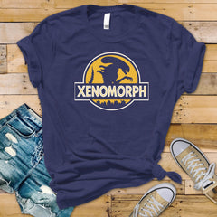 Movie Parody T-Shirt - Xenomorph Alien Design on Softstyle Premium Tee - Funny Graphic Tee with Tracked UK Postage