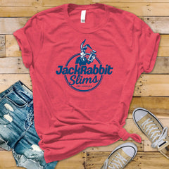 Movie Parody T-Shirt - Jack Rabbits Slims Design on Softstyle Premium Tee - Funny Graphic Tee with Tracked UK Postage