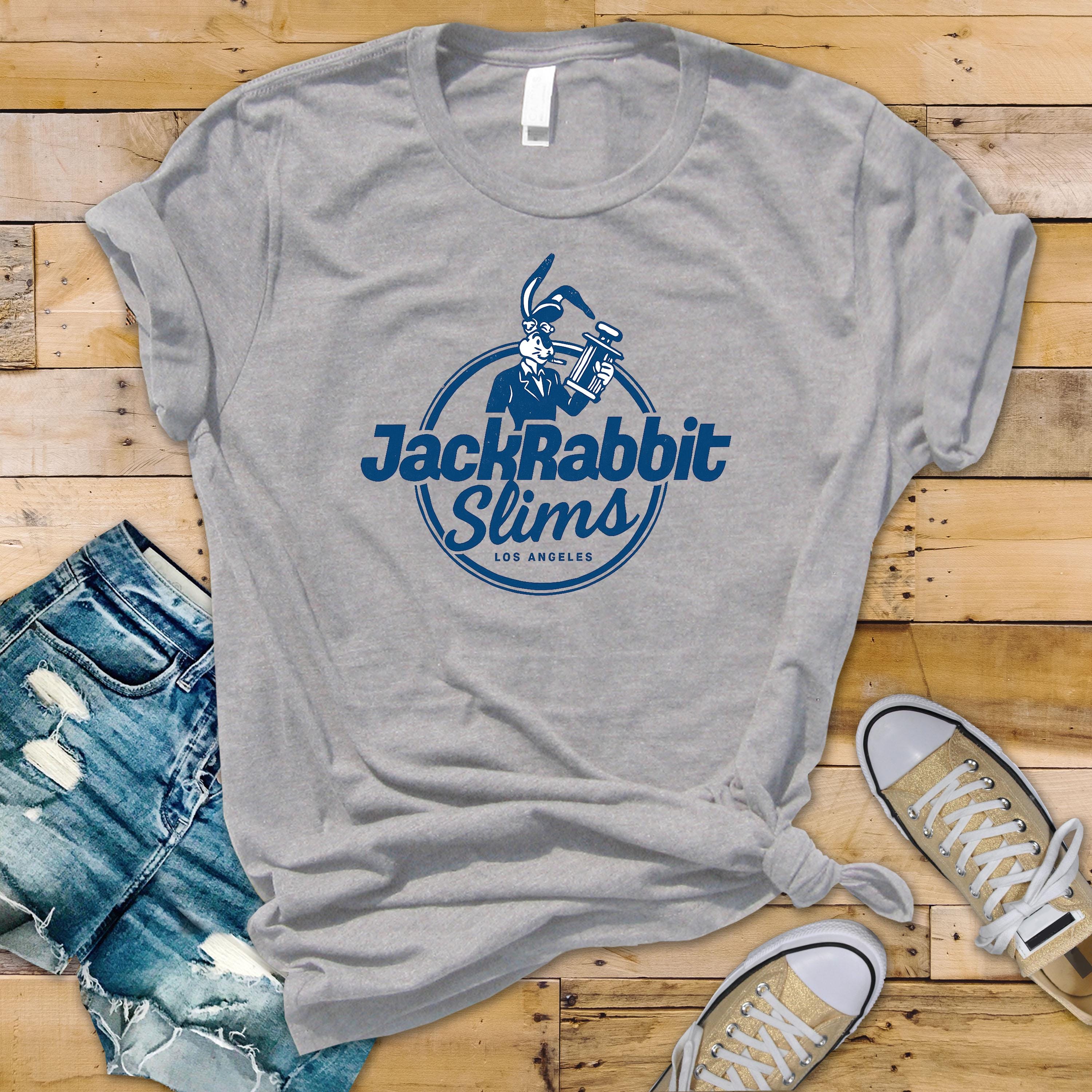 Movie Parody T-Shirt - Jack Rabbits Slims Design on Softstyle Premium Tee - Funny Graphic Tee with Tracked UK Postage