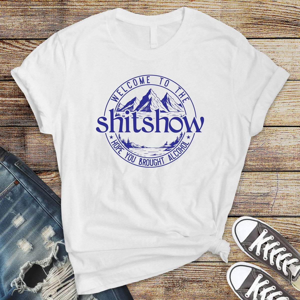 Funny "Welcome to the Shitshow" Unisex Tee - Fast UK Tracked Post