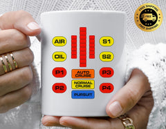 80's TV Show Parody Mug: Funny KITT Design Coffee Cup