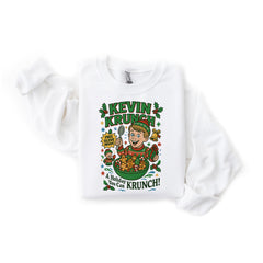 Kevin Krunch Christmas Sweatshirt: Gildan Heavy Blend, Fast Tracked Post