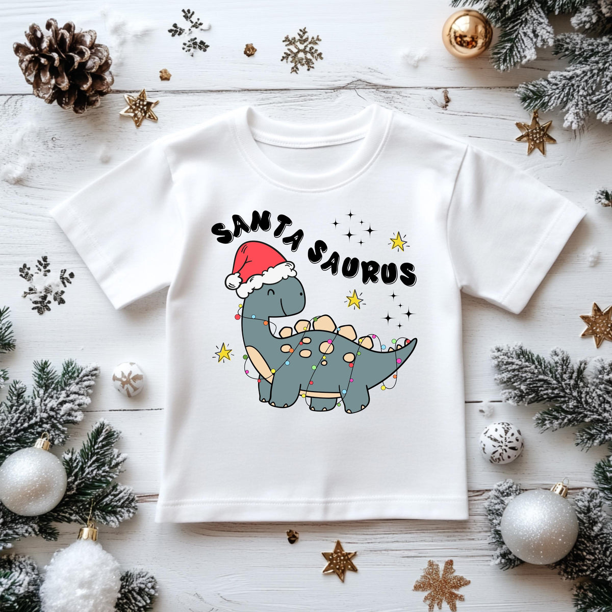 Kids Christmas Shirt: Xmas Santasarus - Gildan Heavyweight Cotton