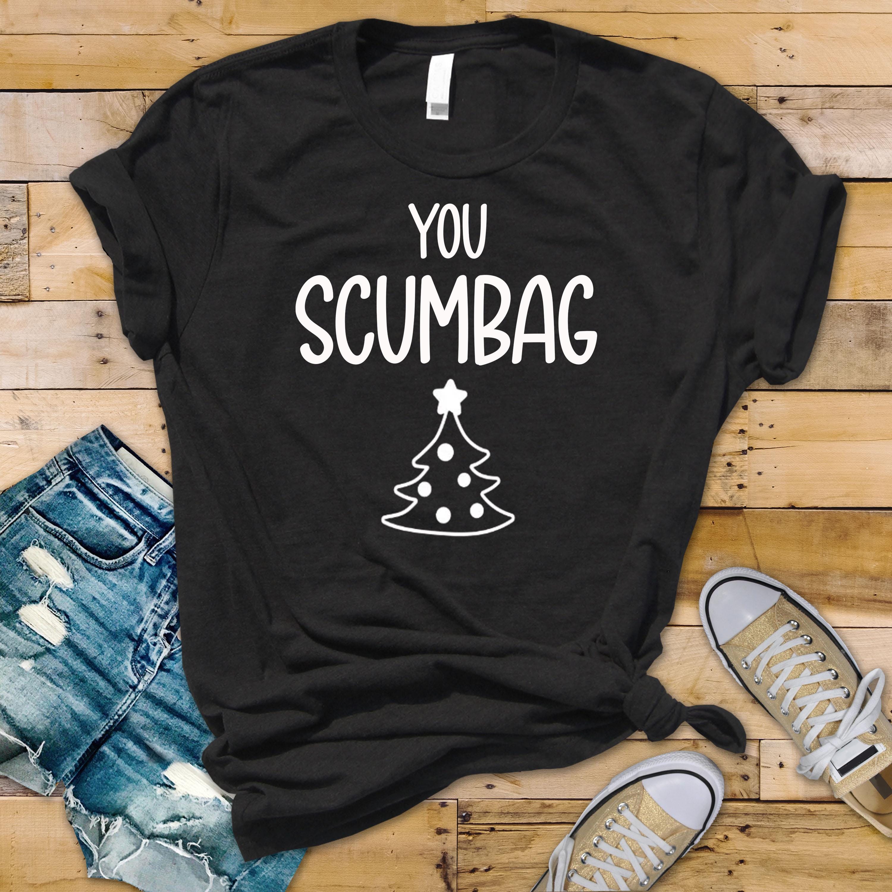 Funny Christmas Shirt: You Scumbag, You Maggot, Parody Softstyle Tee