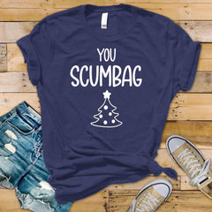Funny Christmas Shirt: You Scumbag, You Maggot, Parody Softstyle Tee