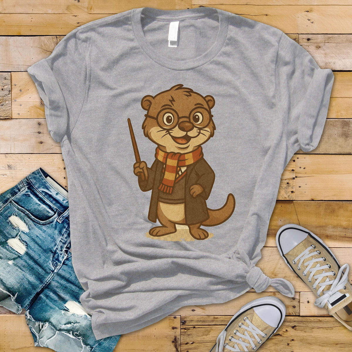Movie Shirt : Harry Otter Parody Design -  Softstyle Shirt - Fast Tracked UK Postage