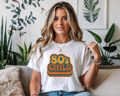 Eighties Shirt - 80's Child Design on Softstyle Tee - Fast UK Tracked Post!
