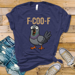F-Coo-F Funny Pigeon Unisex Graphic Tee: Tracked UK Shipping