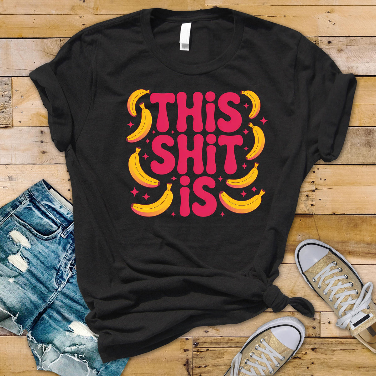 Funny Shirt - This Shit is Banana's Design ! Tracked UK Shipping