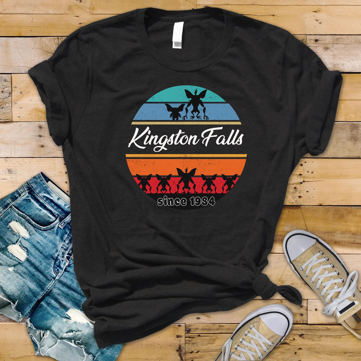 Movie Shirt : Kingston Falls 1984, Softstyle Tee - Fast Tracked UK Postage