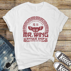 Movie Shirt : Mr Wings Design -  Softstyle Tee - Fast Tracked UK Postage