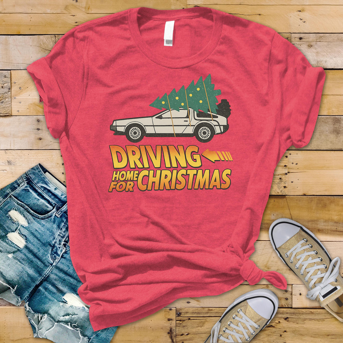 Christmas T-Shirt - Driving Home for Christmas Movie Design