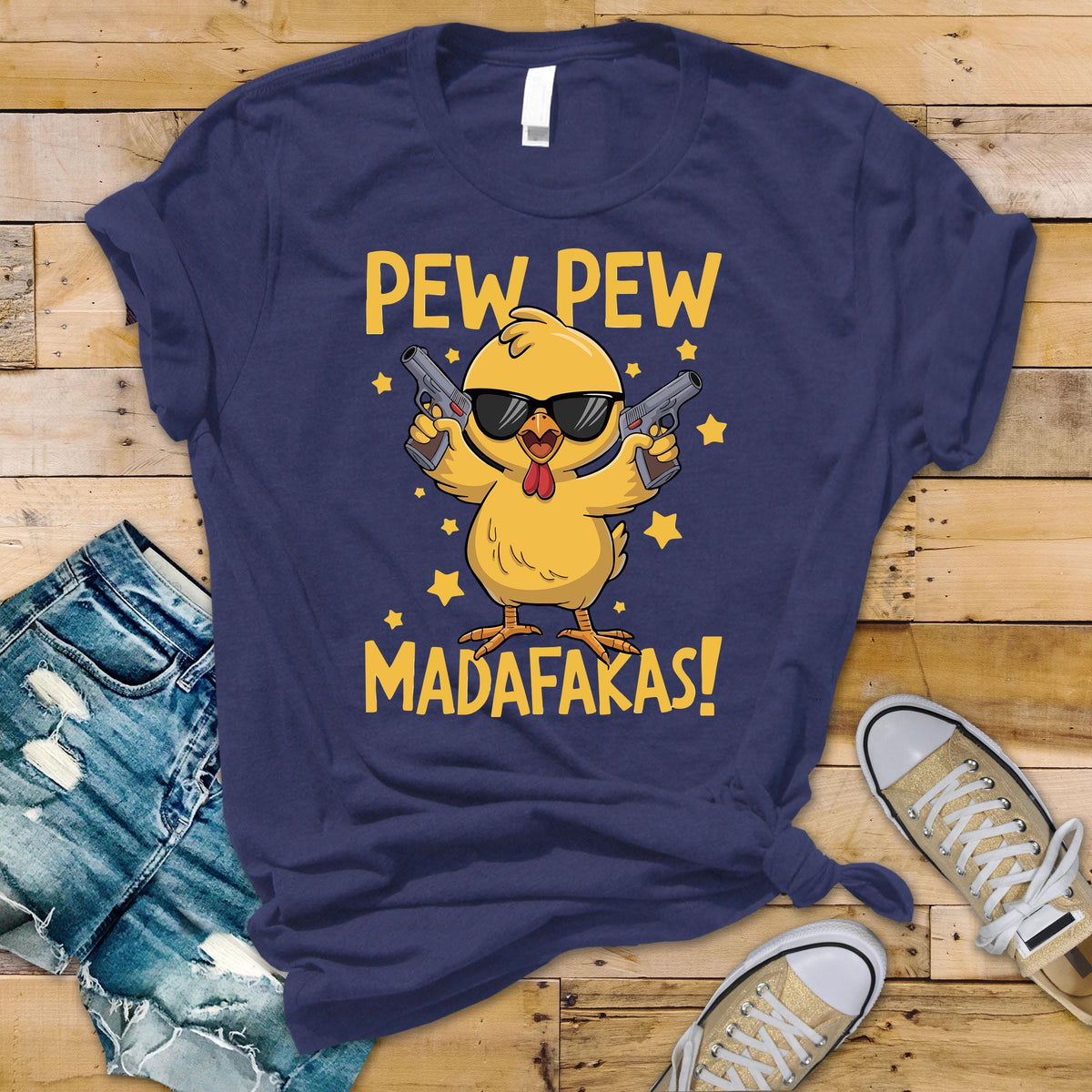 Pew Pew Madafakas! Funny Shirt: Tracked UK Shipping