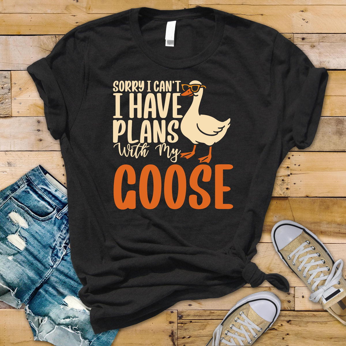 Funny Shirt - I have Plans with my Goose Design ! Tracked UK Shipping