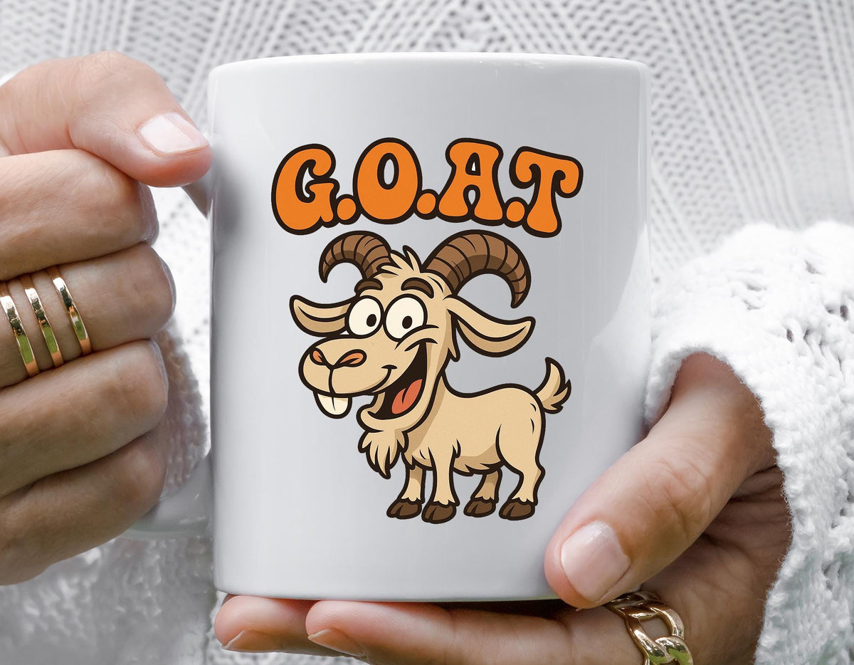 Funny Mug - Goat Design - Greatest of all Time