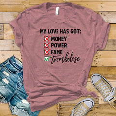 Funny Shirt - Misheard Lyrics "Trombolese" T-Shirt