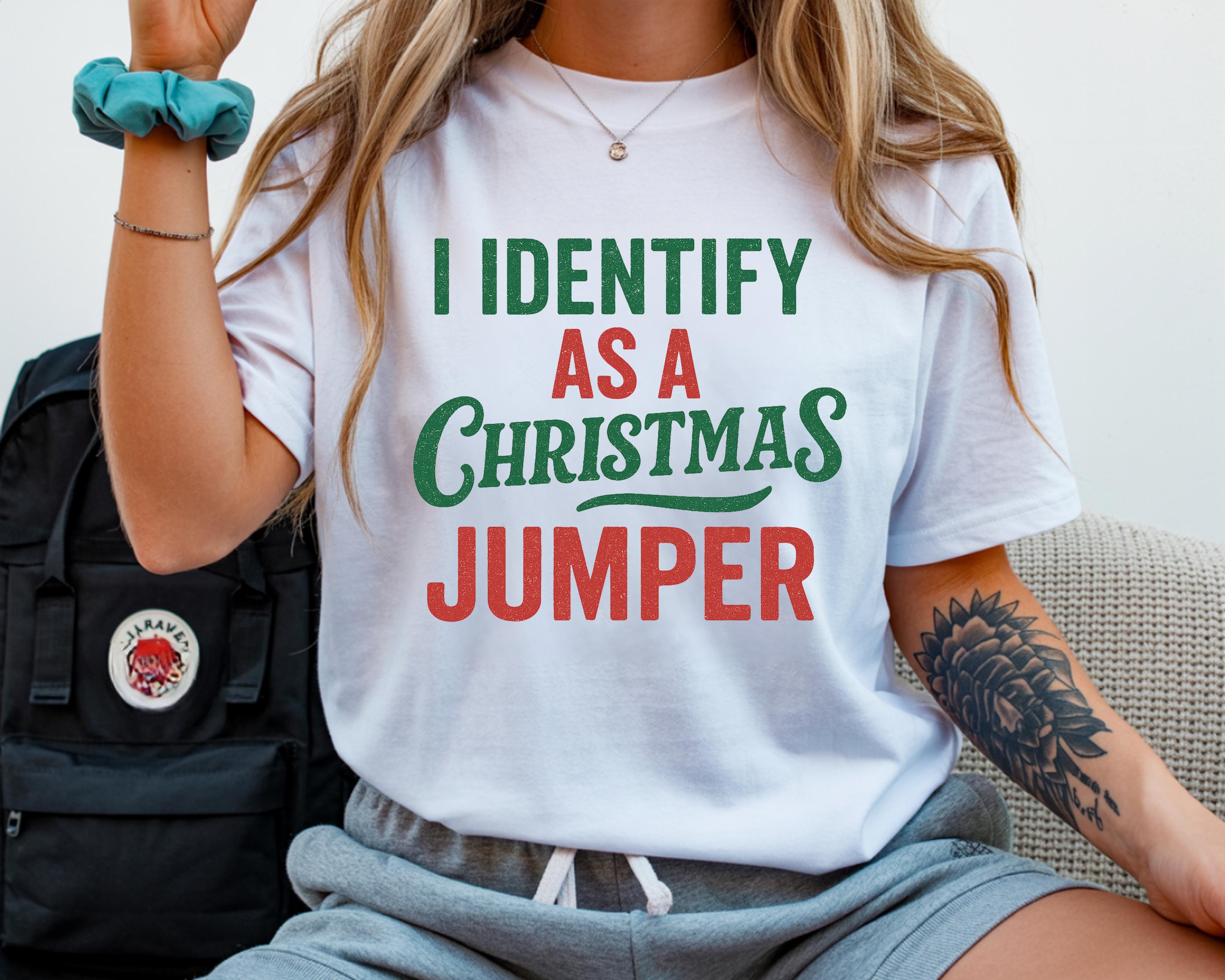 Funny Christmas Jumper T-Shirt: Unisex Parody Tee