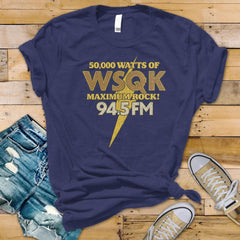 WSQK T-Shirt: 94.5FM Radio Station Cult TV Parody, Fast UK Tracked Post
