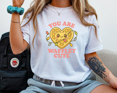Waffley Cute T-Shirt: Cult TV Parody - Worldwide Shipping