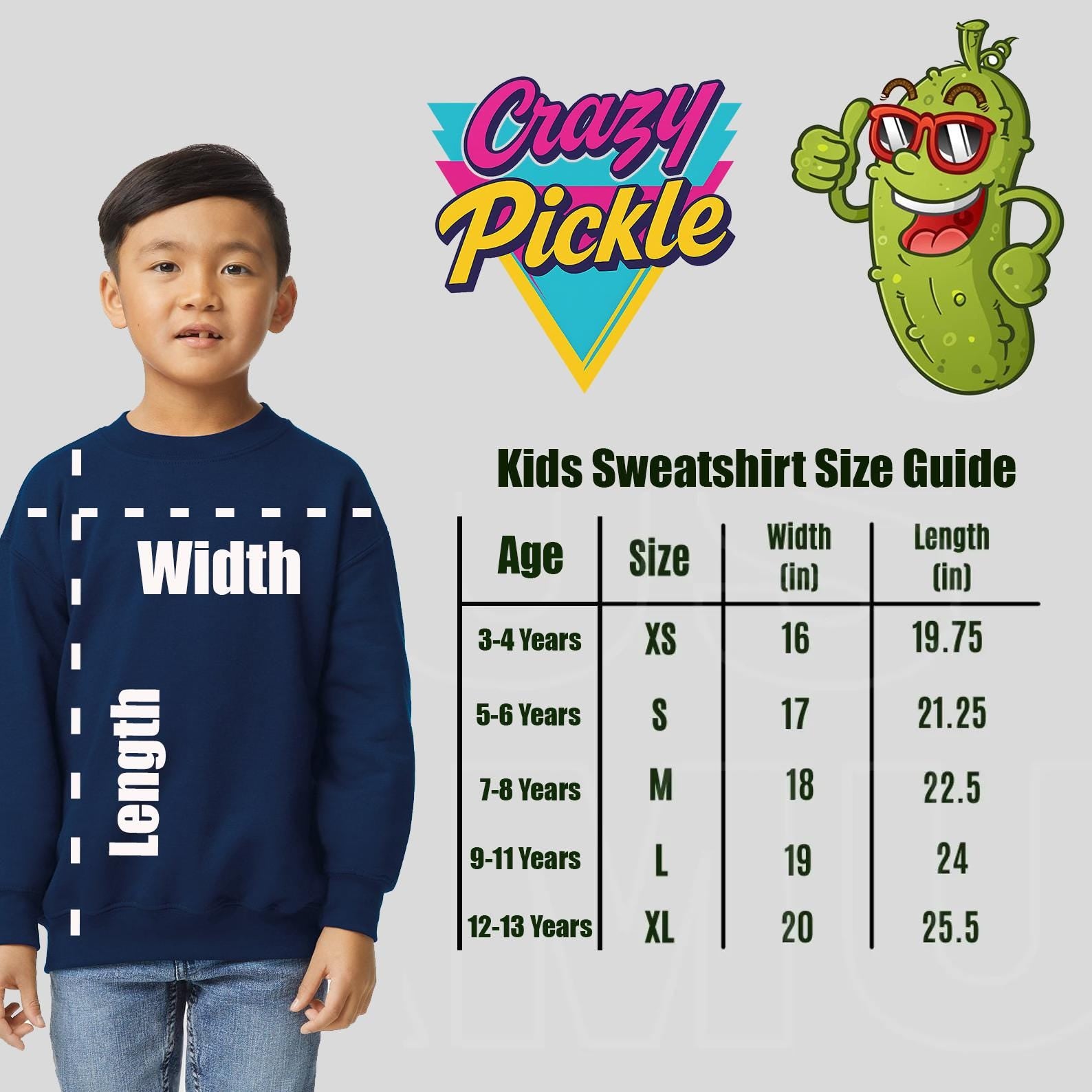 Kids Christmas Sweatshirt: Prawn Cracker Design