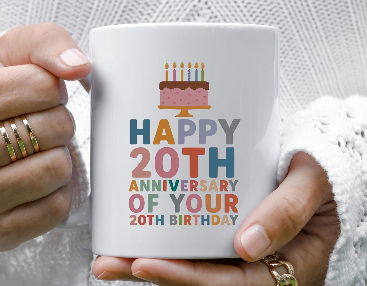 Funny 40th Birthday Mug: 20th Anniversary Gift