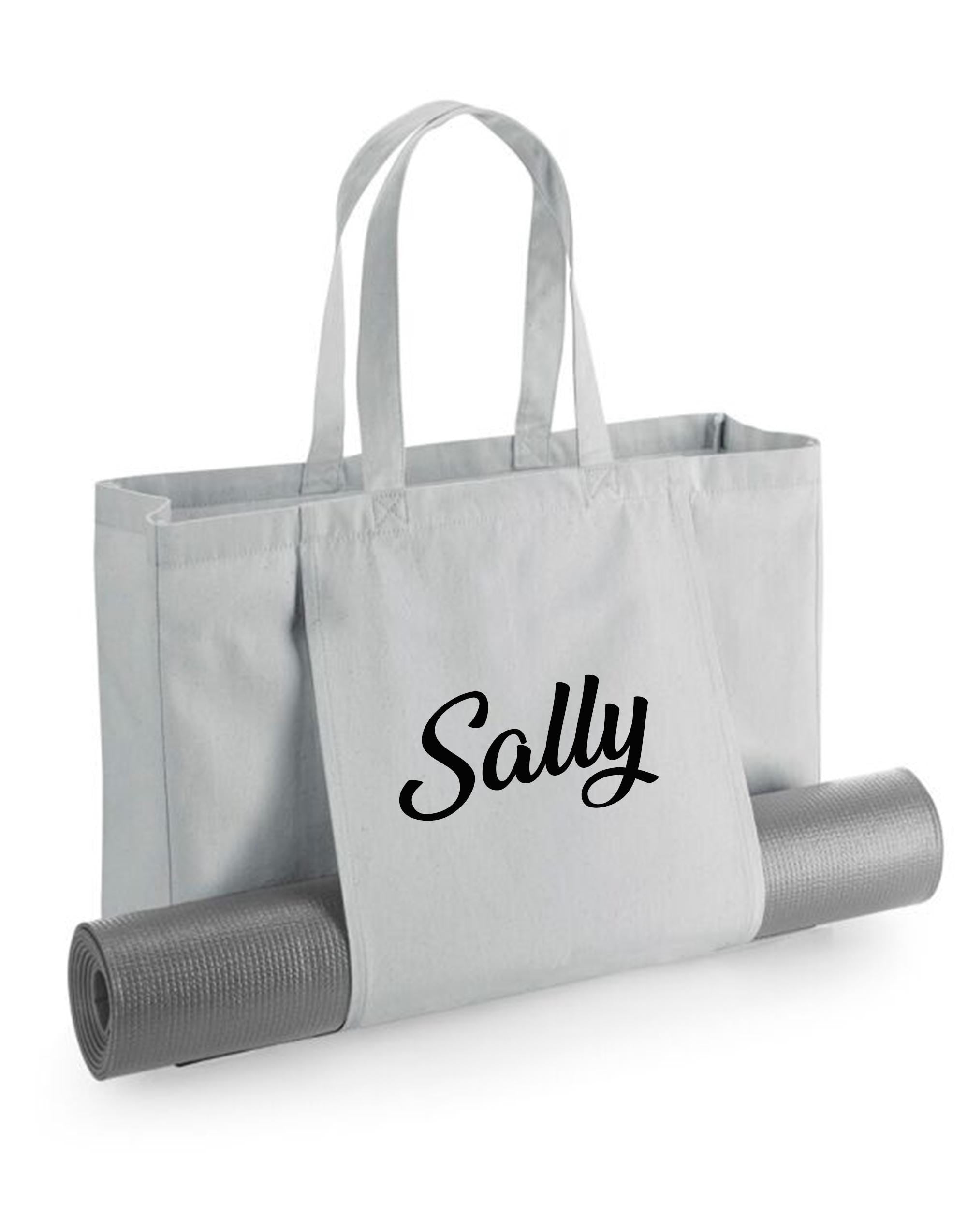 Personalised Yoga Tote Bag, Custom Name Print - Earthware Organic