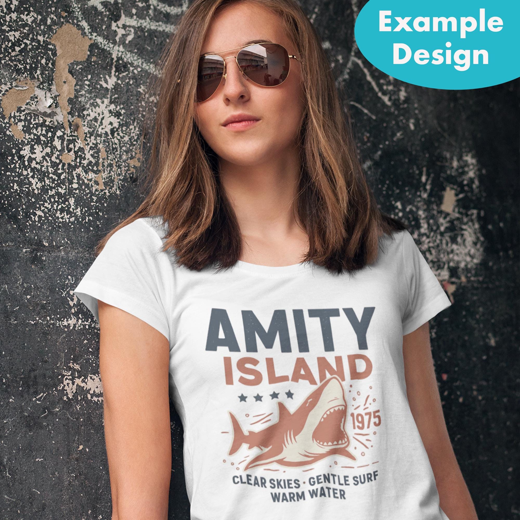 Amity Island Merch Box: Movie Parody T-Shirt Gift Set