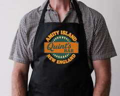 Movie Apron - Amity Island Quints Bar Design on Choice of Colours
