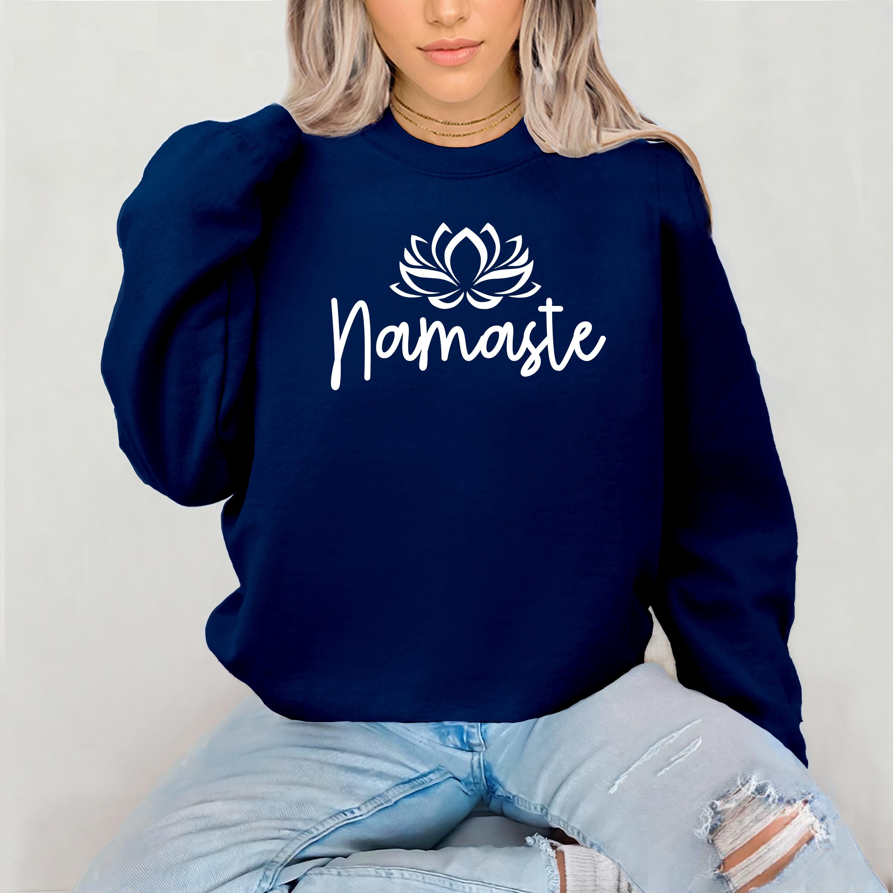 Namaste Sweatshirt- Yoga Design Heavyweight Gildan - Fast UK Tracked Postage