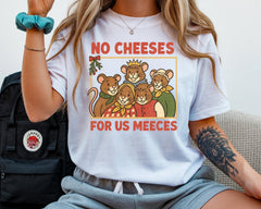 Christmas Shirt - No Cheeses for us Meeces Design, Unisex Softstyle