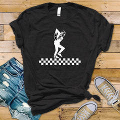 SkaT-Shirt: Dancing Graphic Design , Softstyle Cotton