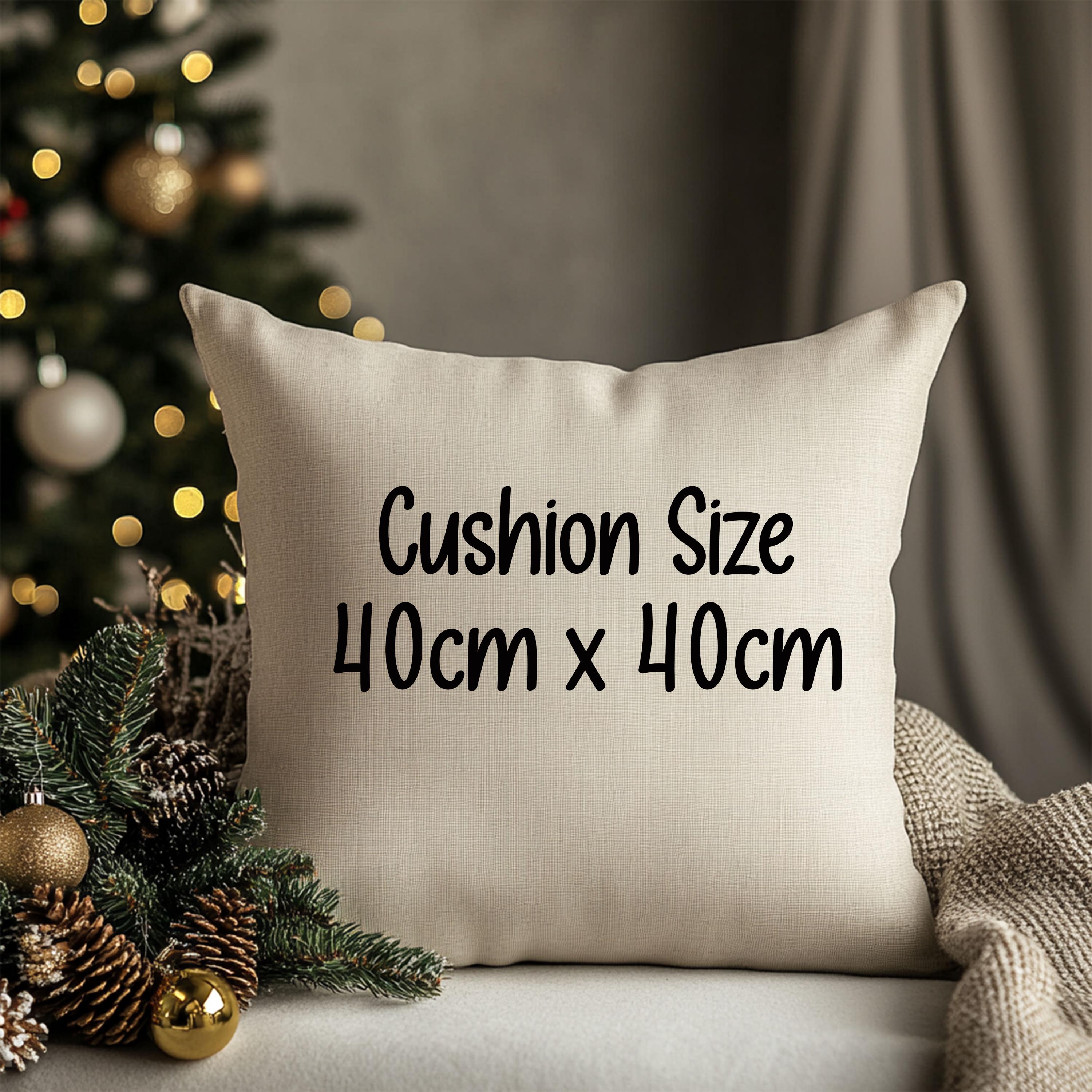 Funny Rude Cushion - F-Caw-F Chicken Design - 40cm x 40cm Size