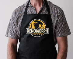 Movie Apron - Xenomorph Alien Design on Choice of Colours - Fast UK Tracked Post!