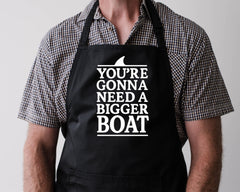 Movie Apron - 'Gonna Need A Bigger Boat' Design on Choice of Colours