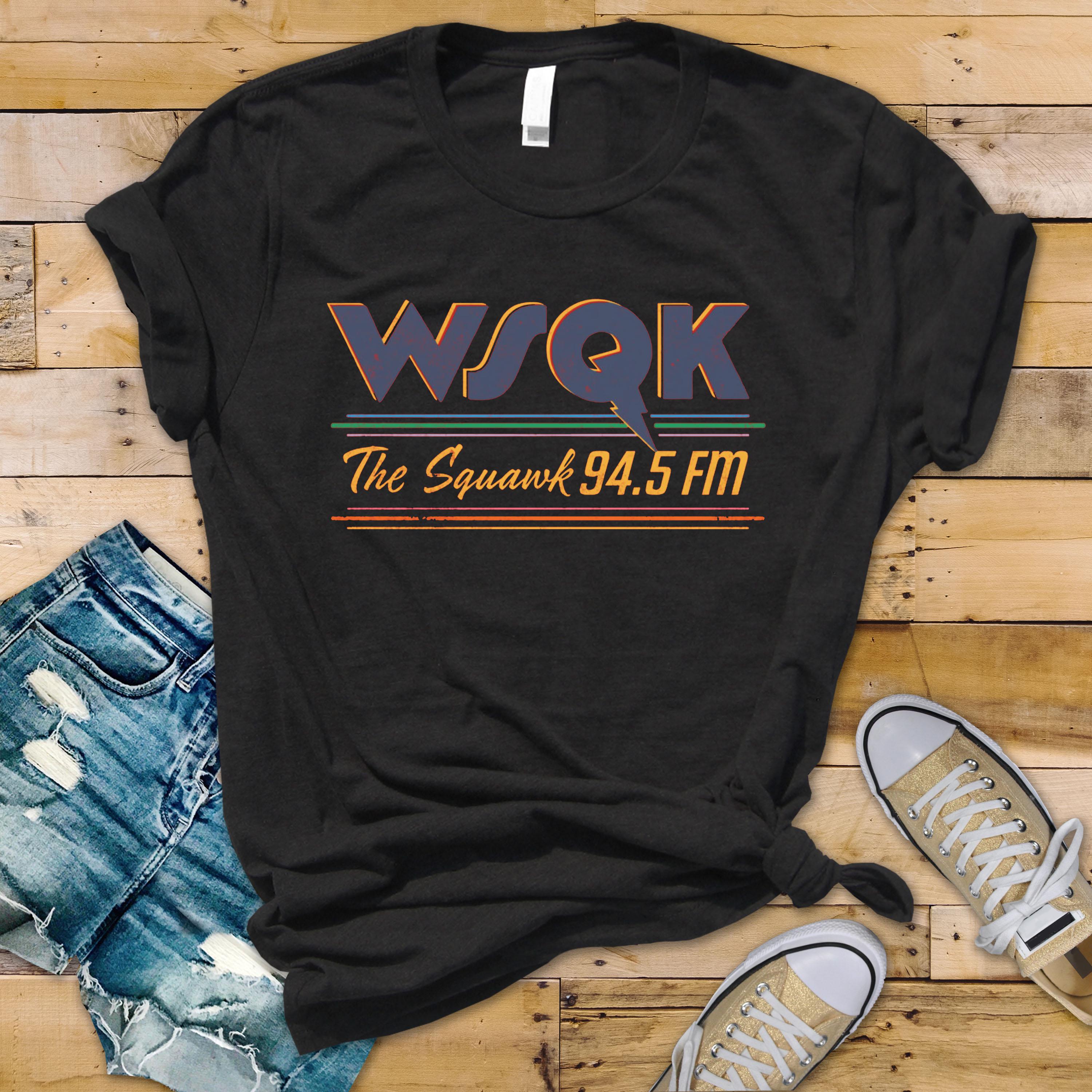 TV Parody T-Shirt : WSQK The Squark Design, Gildan Softstyle