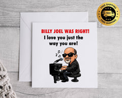 Funny Anniversary Card - I Love You Just The Way you Are Design