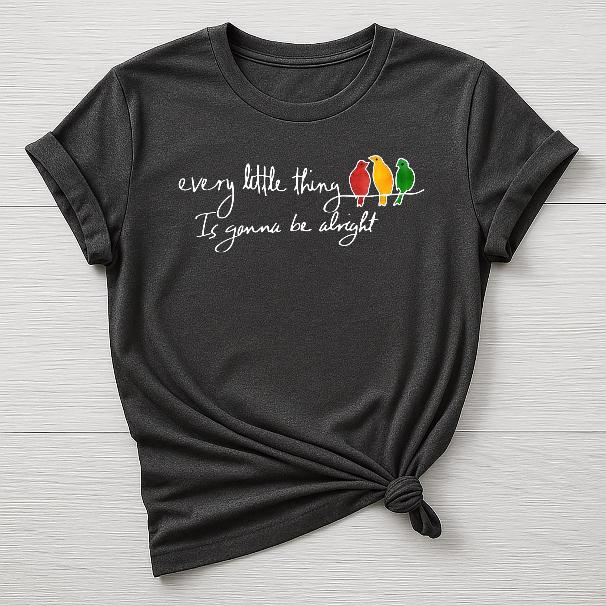 Music T-Shirt : Every Little Thing 3 Birds Design, Gildan Softstyle