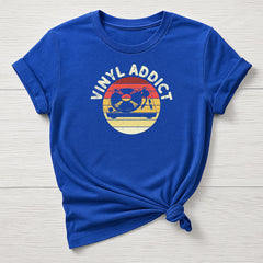 Music T-Shirt : Vinyl Addict, Gildan Softstyle