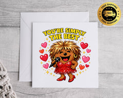 Funny Anniversary Card - Simply the Best Design