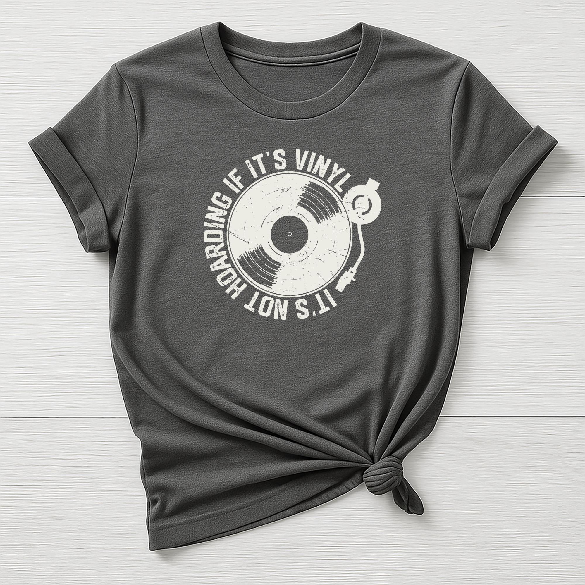 Music T-Shirt : Its Not Hoarding if its Vinyl, Gildan Softstyle