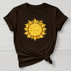 Here Comes The Sun T-Shirt : Music Design, Gildan Softstyle
