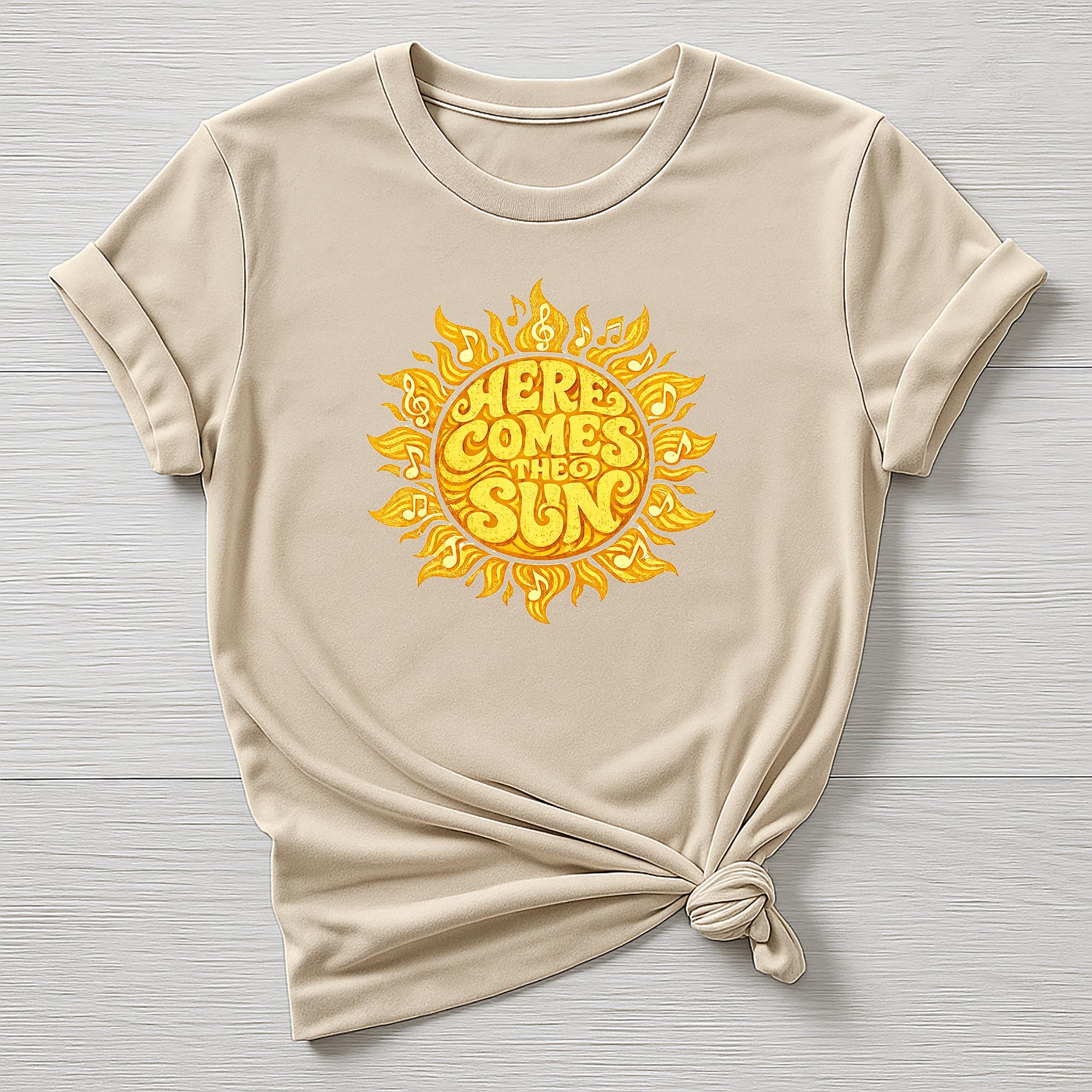Here Comes The Sun T-Shirt : Music Design, Gildan Softstyle