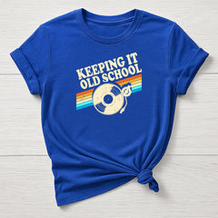 Music T-Shirt : Keeping it Old School Design, Gildan Softstyle