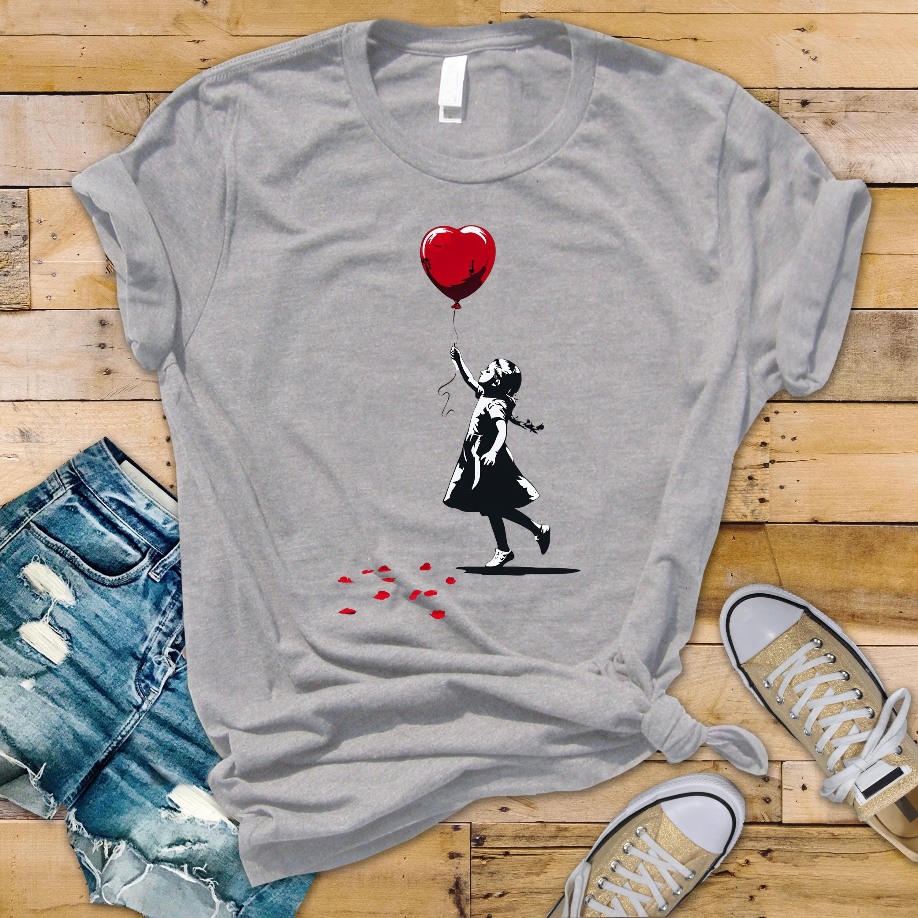 Balloon Girl t-shirt - Parody Design - Gilden Softstyle Tee