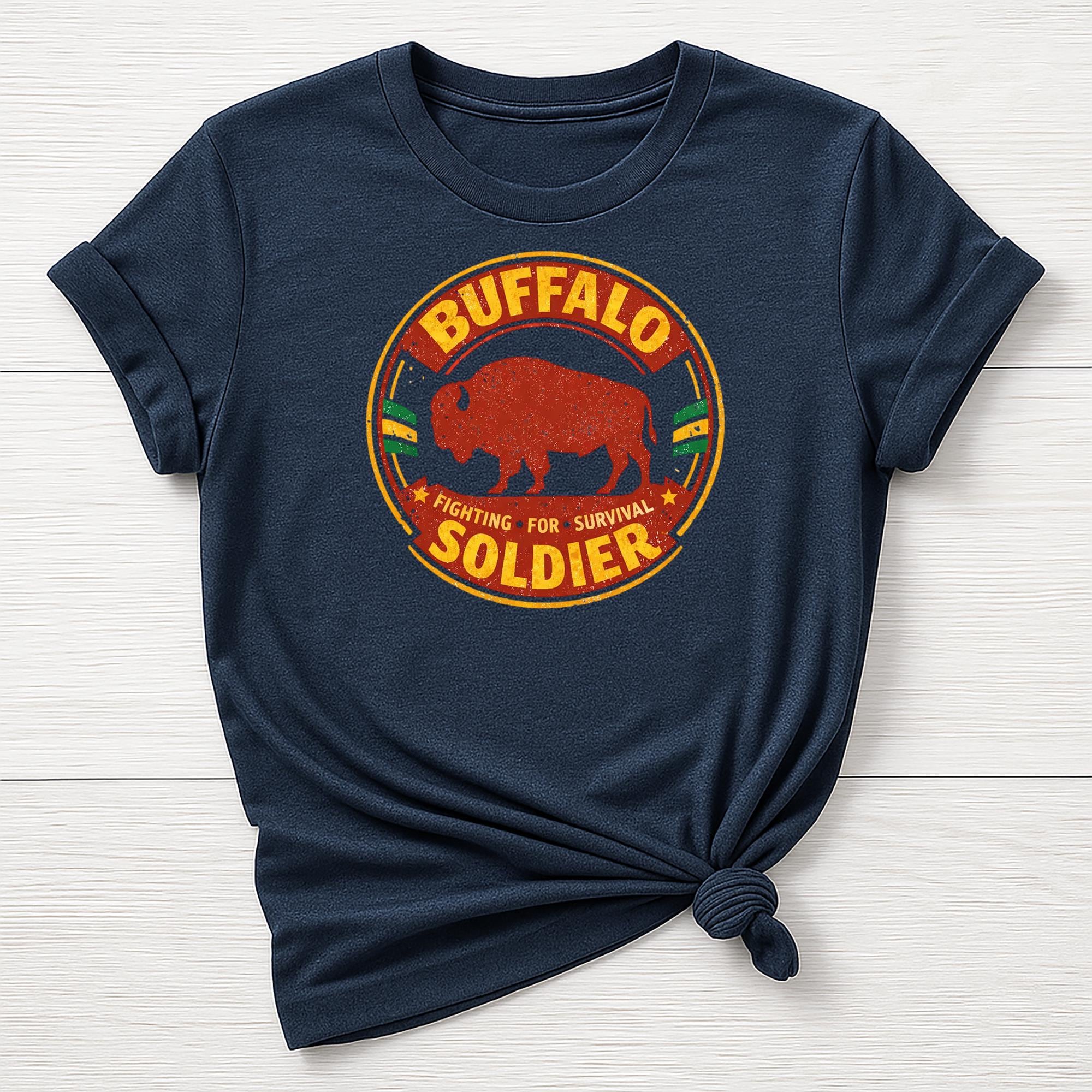 Music T-Shirt : Buffalo Soldier Design, Gildan Softstyle