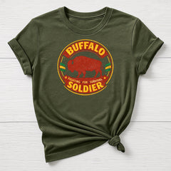 Music T-Shirt : Buffalo Soldier Design, Gildan Softstyle