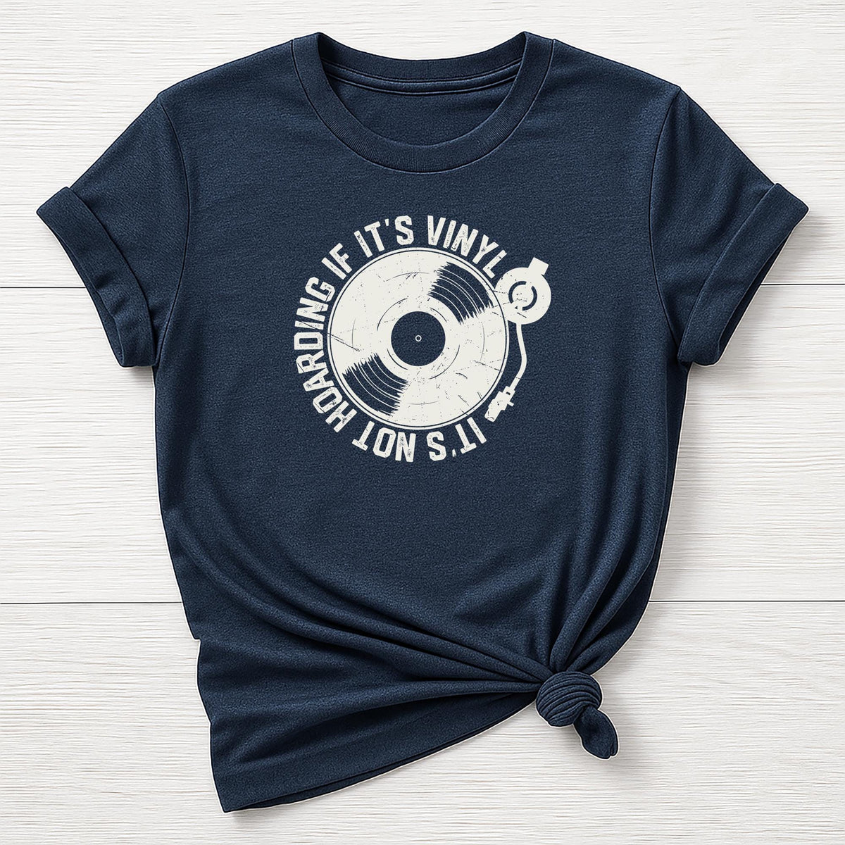 Music T-Shirt : Its Not Hoarding if its Vinyl, Gildan Softstyle