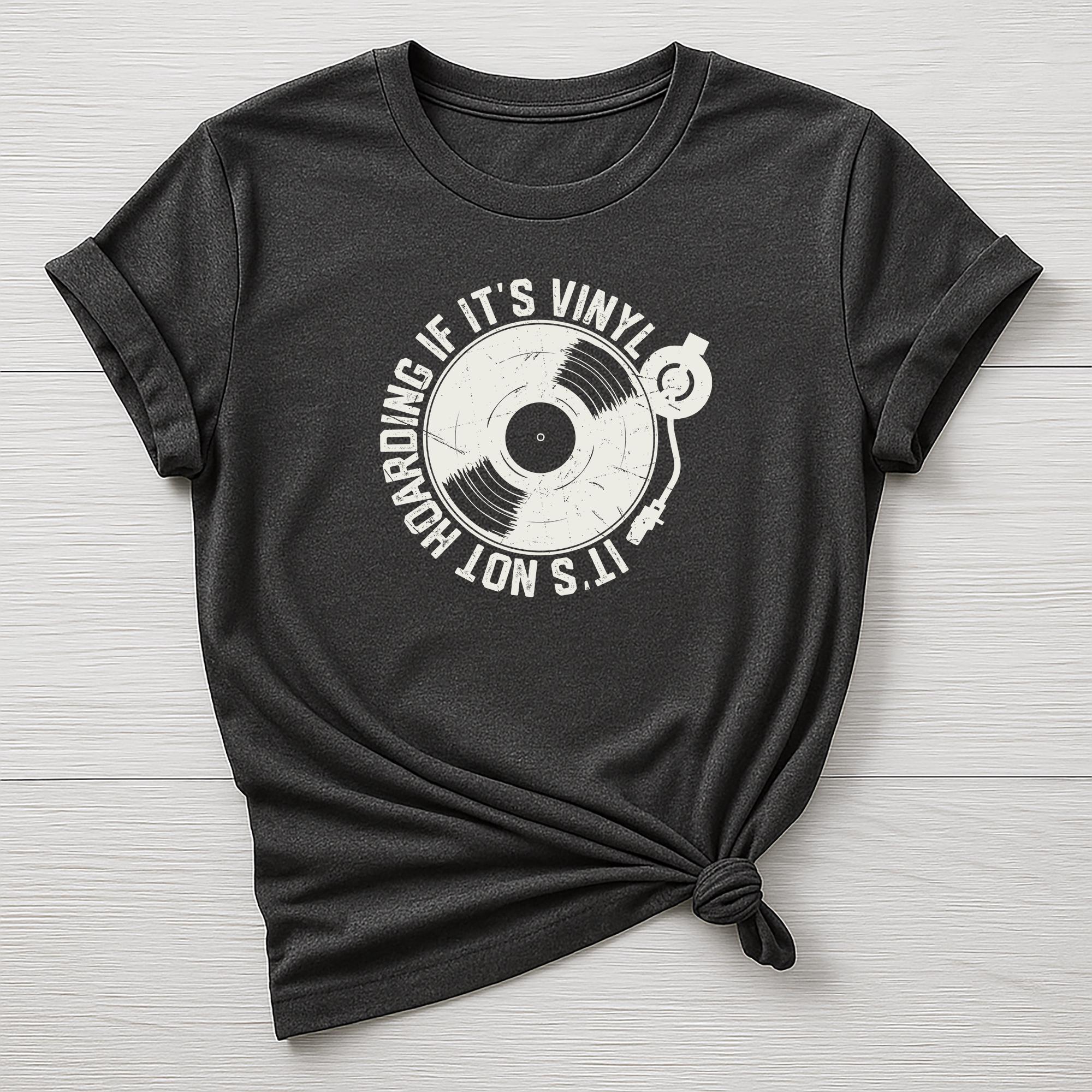 Music T-Shirt : Its Not Hoarding if its Vinyl, Gildan Softstyle